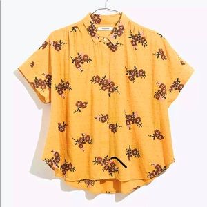 Madewell Embroidered Hilltop Buttoned Shirt